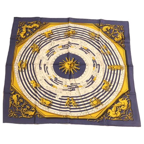 hermes carre 90 dies et hore silk scarf canvas scarf